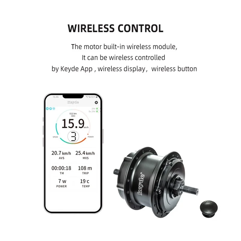 Фото Комплект для переоборудования переднего электровелосипеда Keyde S100, набор моторов bicicleta electrica 250 Вт, 36 В, маленький размер №4