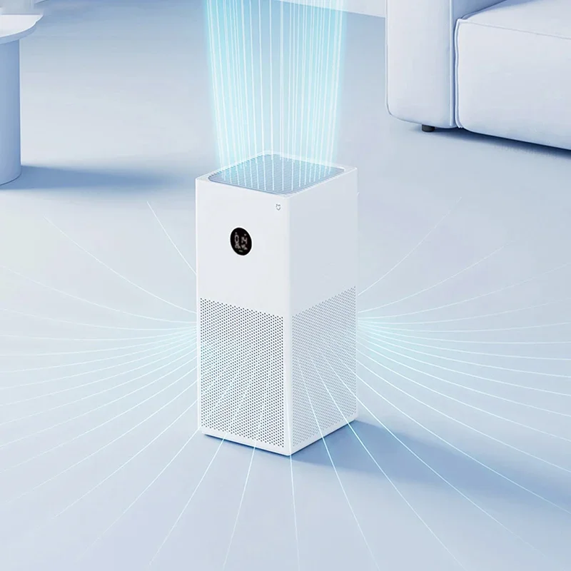 Nuovo XIAOMI Smart purificatore d'aria 4 Lite Display A LED purificazione quadrupla rimozione dell'aldeide ionizzatore d'aria domestico 35.8dB(A) A basso rumore