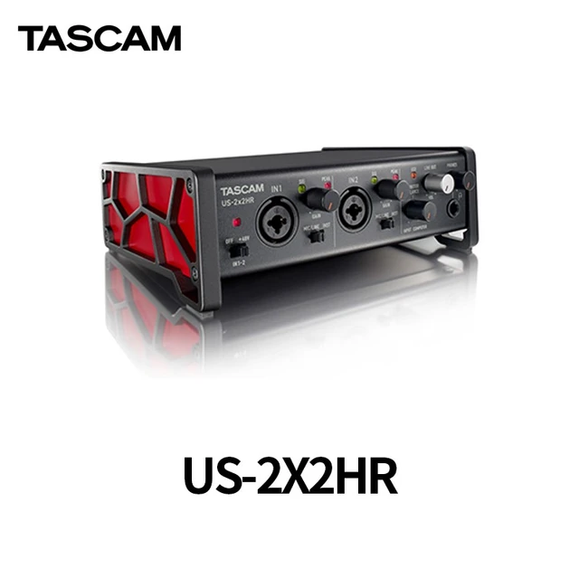 Tascam us-2x2時us-2x2HR高解像度多機能usbオーディオインターフェース 