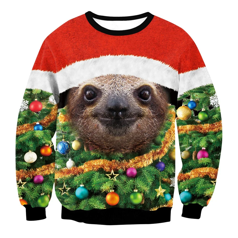 Sweat drôle de Noël unisexe