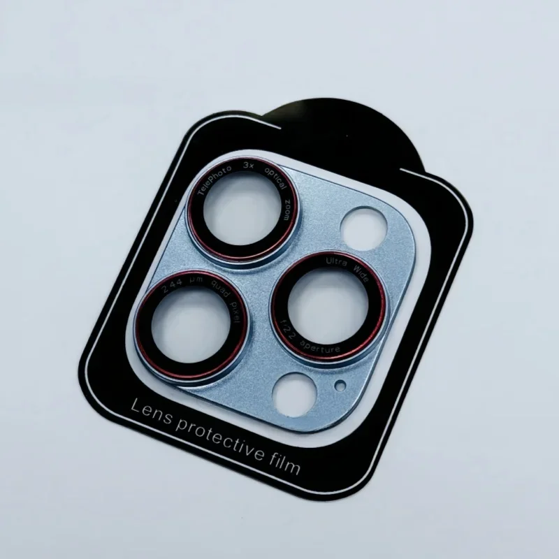 Optik Pro Two-Tone Camera Lens Protector - Tempered Glass Full Cover Cap
