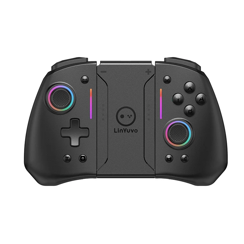 Ks42 Rgb Joypad Automatic Wake-Up Controller Con Bluetooth Con Somatosensory Sei Assi Compatibile Per Switch/Switch Oled Handle