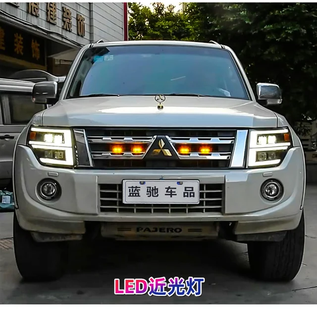 三菱 パジェロ V87/V93/V97専用 ヘッドライトカバー2色セットABS製 三菱 パジェロ V87/V93/V97専用 ヘッドライトカバー2色セットABS製