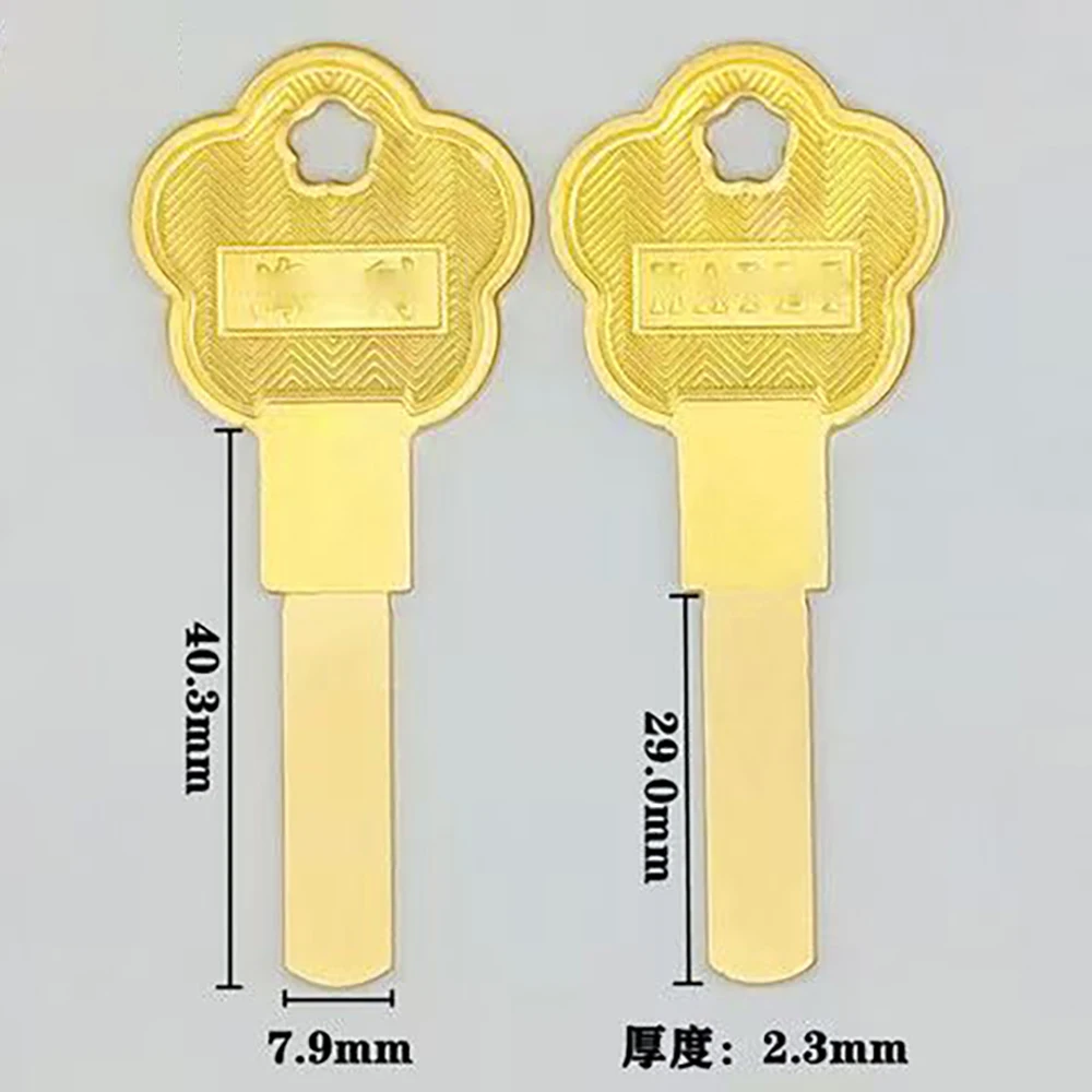 JMCKJ 5PCS For Haili Flat Key Blank HAILI Key Blank Multi-track