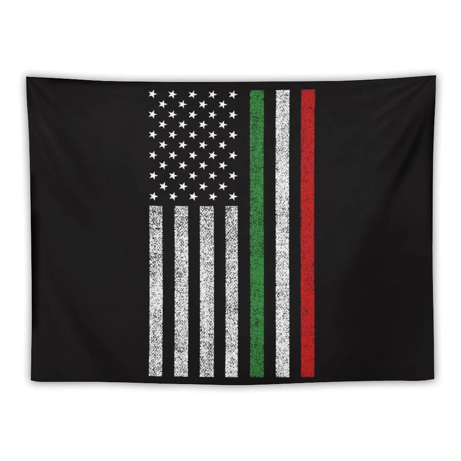 

Italian American Flag Tapestry Home Decorating Kawaii Room Decor Tapestry