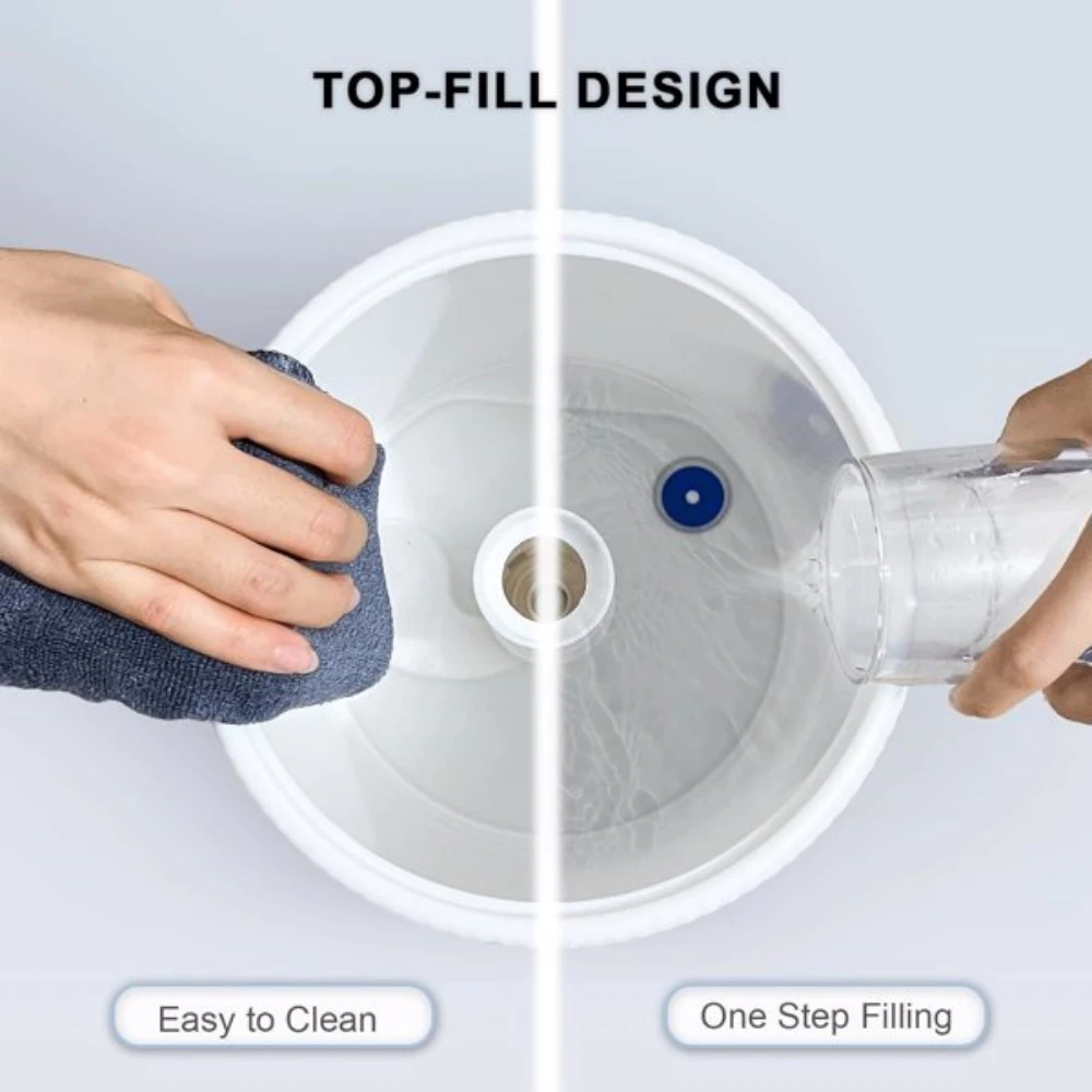 Humidifier Household Bedroom Office Desktop Fog Humidifier Low Noise Water Intelligent Timing Constant Humidity Silent 4