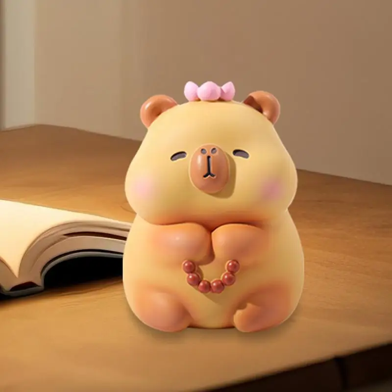 Kid Money Bank Cash Coin Saving Organizer With Capybara Shape Money Organizer Jar Cash Coin Saving Pot For Bedroom Den Dresser