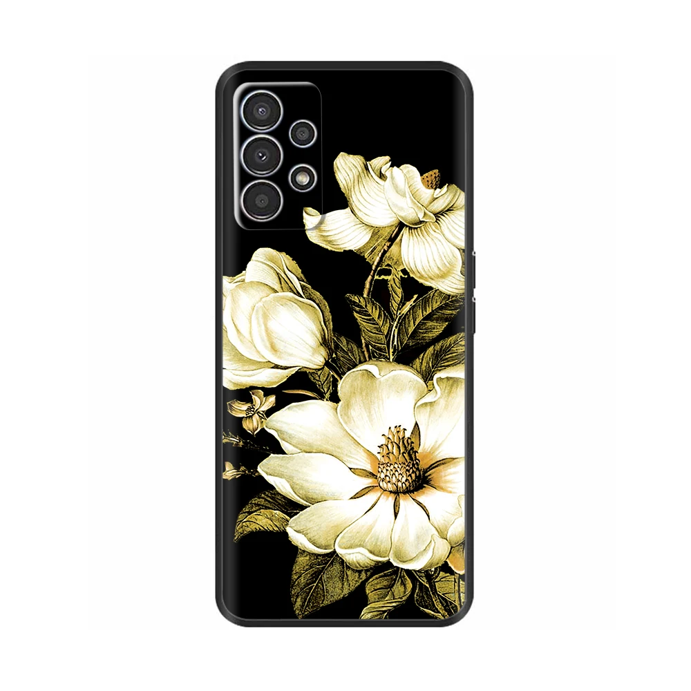 Black Shockproof Silicone Phone Case - Soft Protective Back Cover