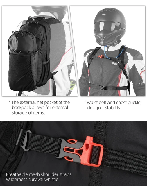 Porta Casco Moto Zaino Moto Rhinowalk Portacasco Integrato