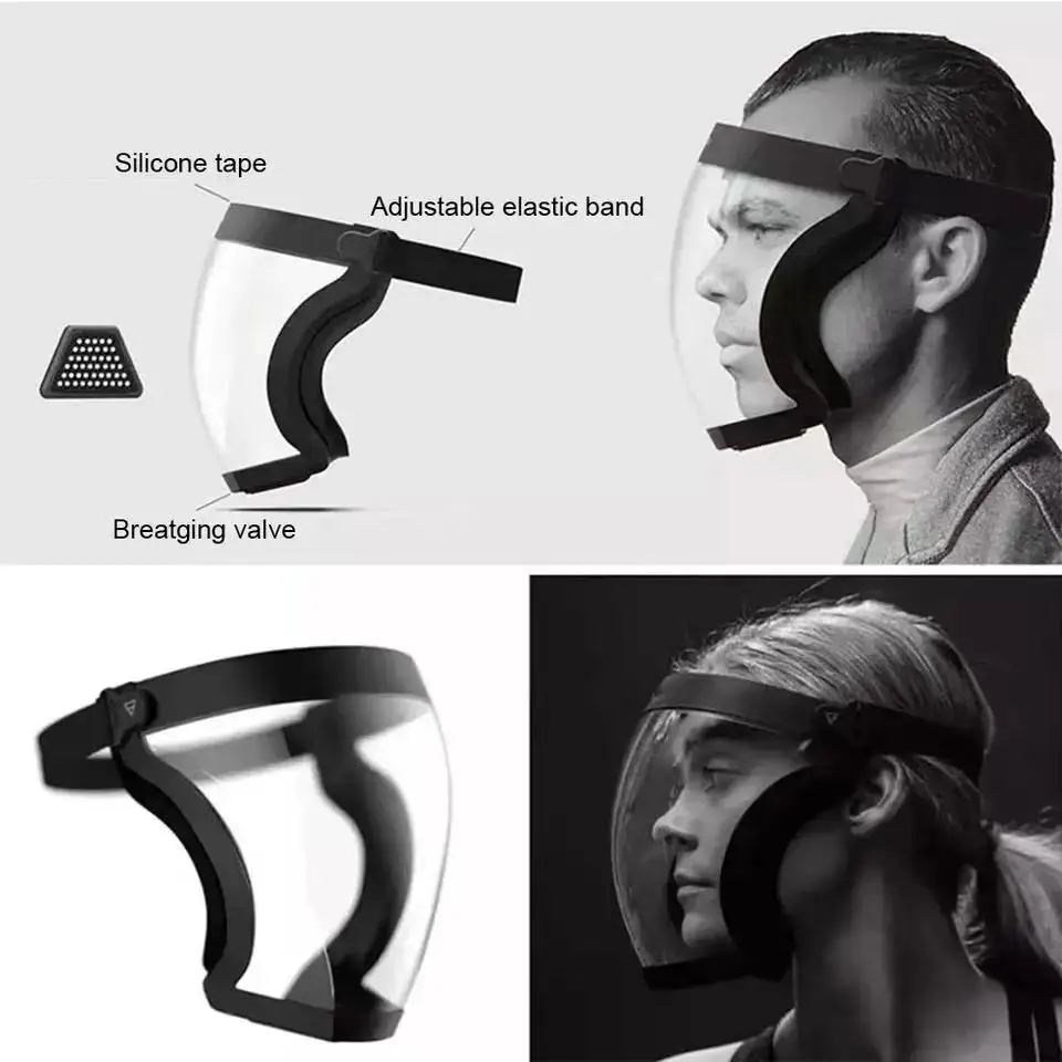 Security protection Transparent full face shield safety glasses Protective Cover WindProof Anti-fog Eye Protection Face Mask
