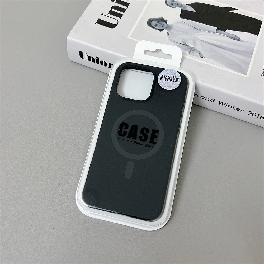 Premium Liquid Silicone Magnetic Phone Case with MagSafe Compatibility