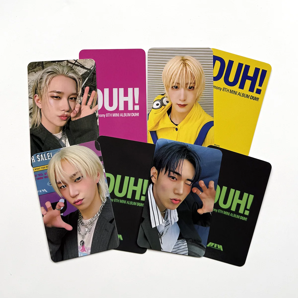 6pcs/set Kpop P1Harmony DUH! Album Photocard KTOWN4U FNC SHOP