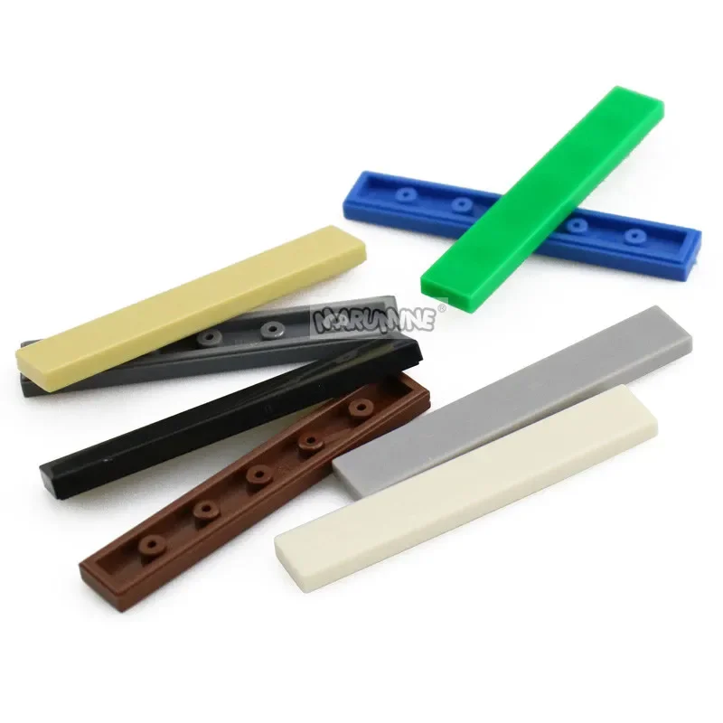 Marumine 1x6 Tile Build Blocks Compatible 6636 Floor 50PCS Accessories Classic DIY MOC Bricks City House Bulk Parts Collection 3