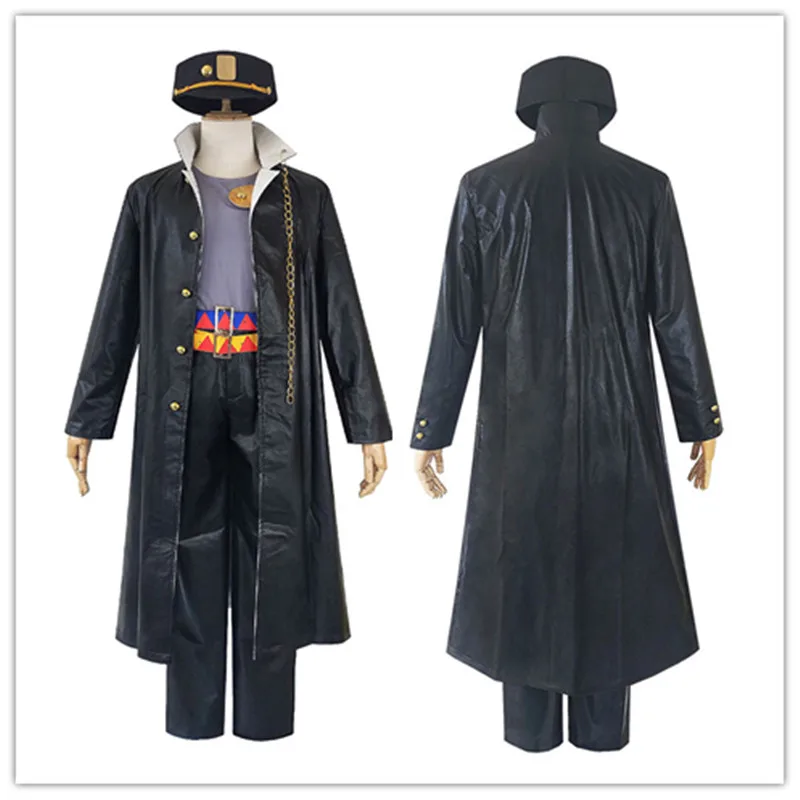 

Anime JoJo‘s Bizarre Adventure Kujo Jotaro Cosplay Costume Outfits Halloween Carnival Suit