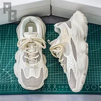 Chaussures décontractées polyvalentes à semelles épaisses, tendance printemps et automne, nouvelles chaussures de papa confortables pour les voyages en plein air des hommes 1