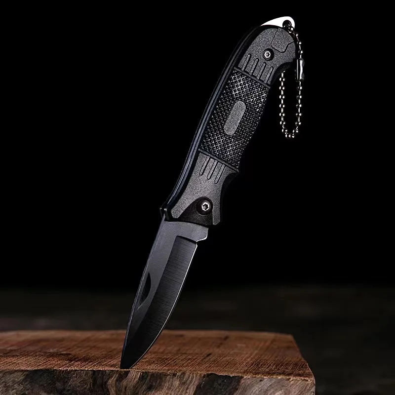 Folding Knife Outdoor Stainless Steel Small Camping Survival High Hardness Portable Key Multifunctional