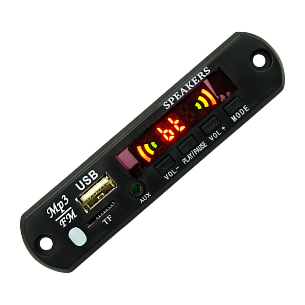차량용 무손실 오디오 MP3 플레이어 디코더 보드, USB TF FM 라디오, 블루투스 호환 5.0 무선 음악 플레이어 모듈, 5 V, 12V