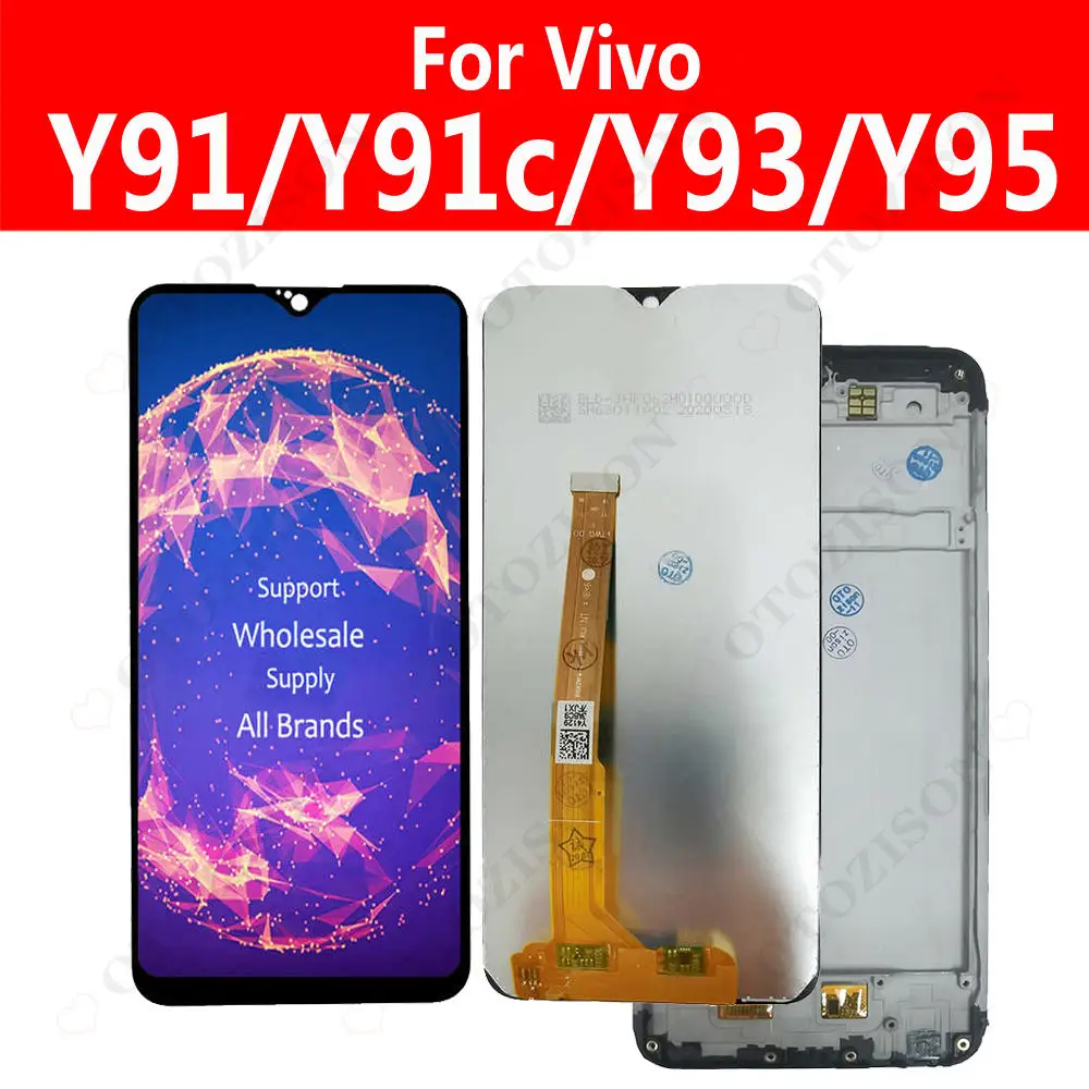 Y91c 2020 LCD With Frame For Vivo Y95 Y93 Y91 Display LCD Touch Screen