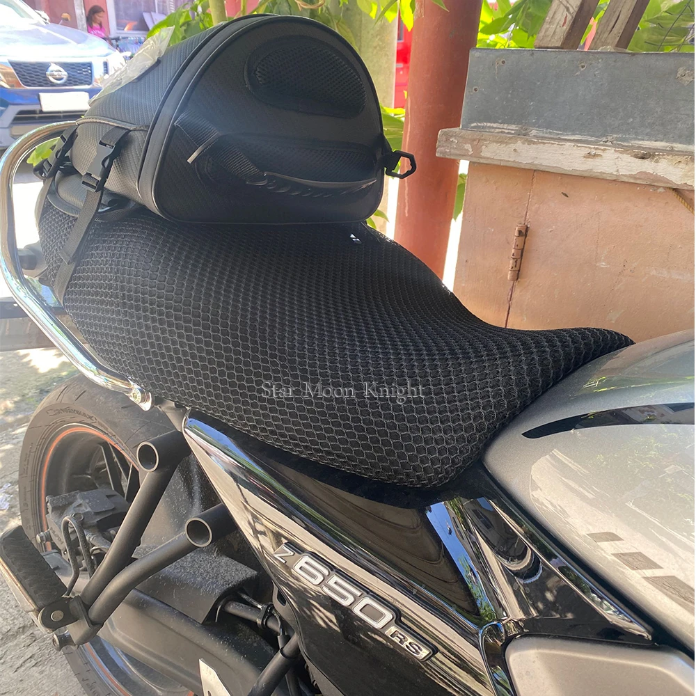 가와사키 Z650RS Z 650 Z650 RS 2022 오토바이 시트 쿠션 커버 네트, 3D 메쉬 프로텍터 절연 쿠션 커버