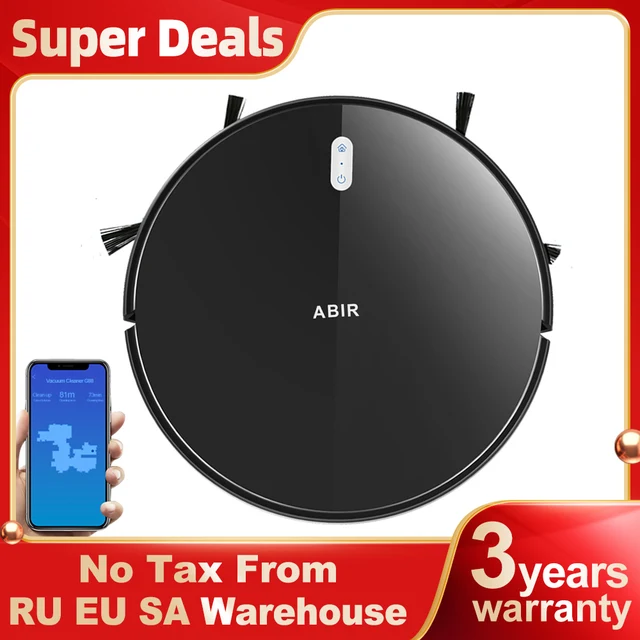 Vacuum Cleaning Robot G20S,6000Pa Suction,Smart Memory,Map Navigation WiFi App,Electric WaterTank,Vacuum Sweep Mop All in One 1