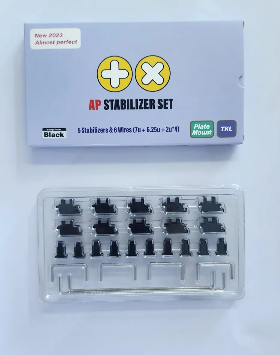 AP montado estabilizadores para teclado mecânico, TX