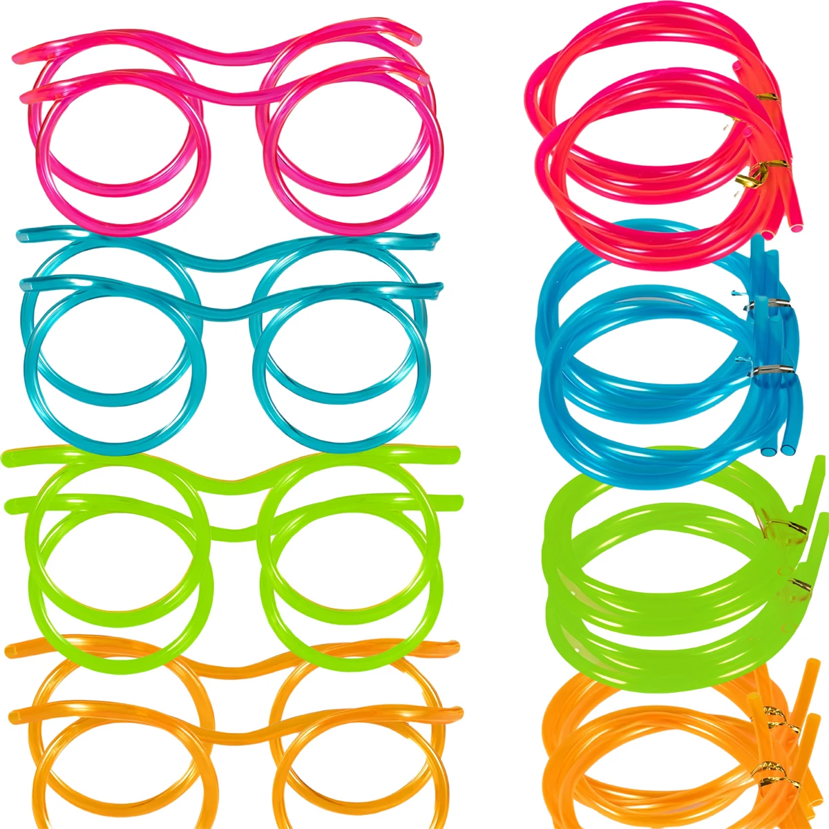 Lunettes en pâte cristal coloré