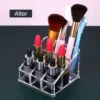 1PC 9-grid Lipstick Storage Box Desktop Transparent Lip Gloss Storage Box Display Rack Minimalist Lipstick Rack 3