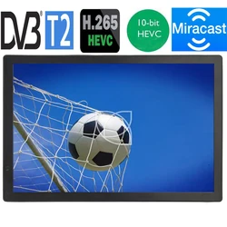 16 Inch  WIFI Miracast LEADSTAR  Rechargeable Portable Mini Digital TV Support DVB-T2 ISDBT ATSC Hevc H265 10Bit Code Dolby AC3