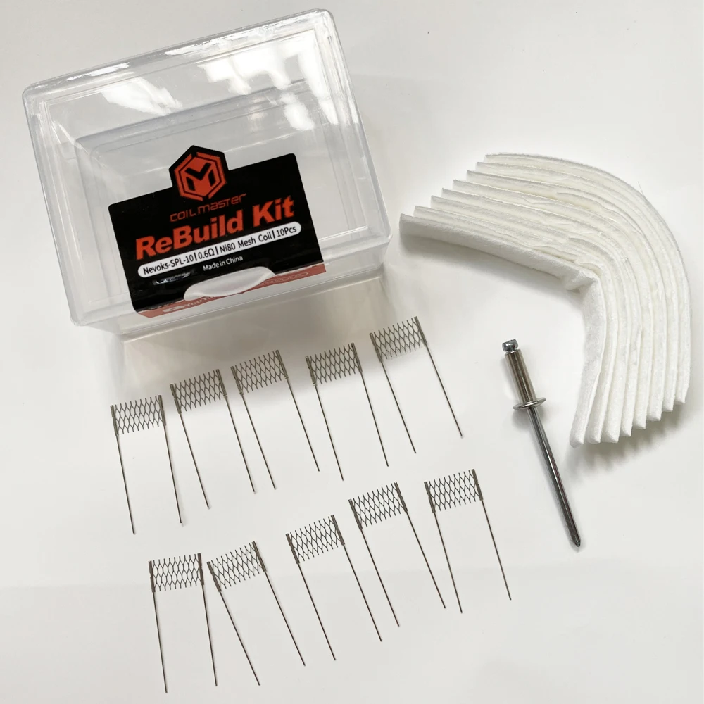 Diy Tool Rebuild Kit Mesh Coil 0.6ohm For Favostix Nevoks Spl Nord