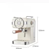 Semi-automatic Italian coffee machine High-pressure espresso coffee machine Can make milk froth Multi-function coffee makers 5