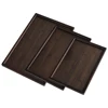 Wooden Serving Tray Square Bamboo Serving Tray Kitchen Food Tableware Tray For Dinners Party Tea Bar Serving Tray Food Tray 1