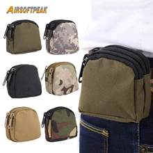 

Tactical Double Layer EDC Pouch Military Belt Waist Fanny Pack Outdoor Mini Key Coin Purse Earphone Case Hunting Accessory Bag