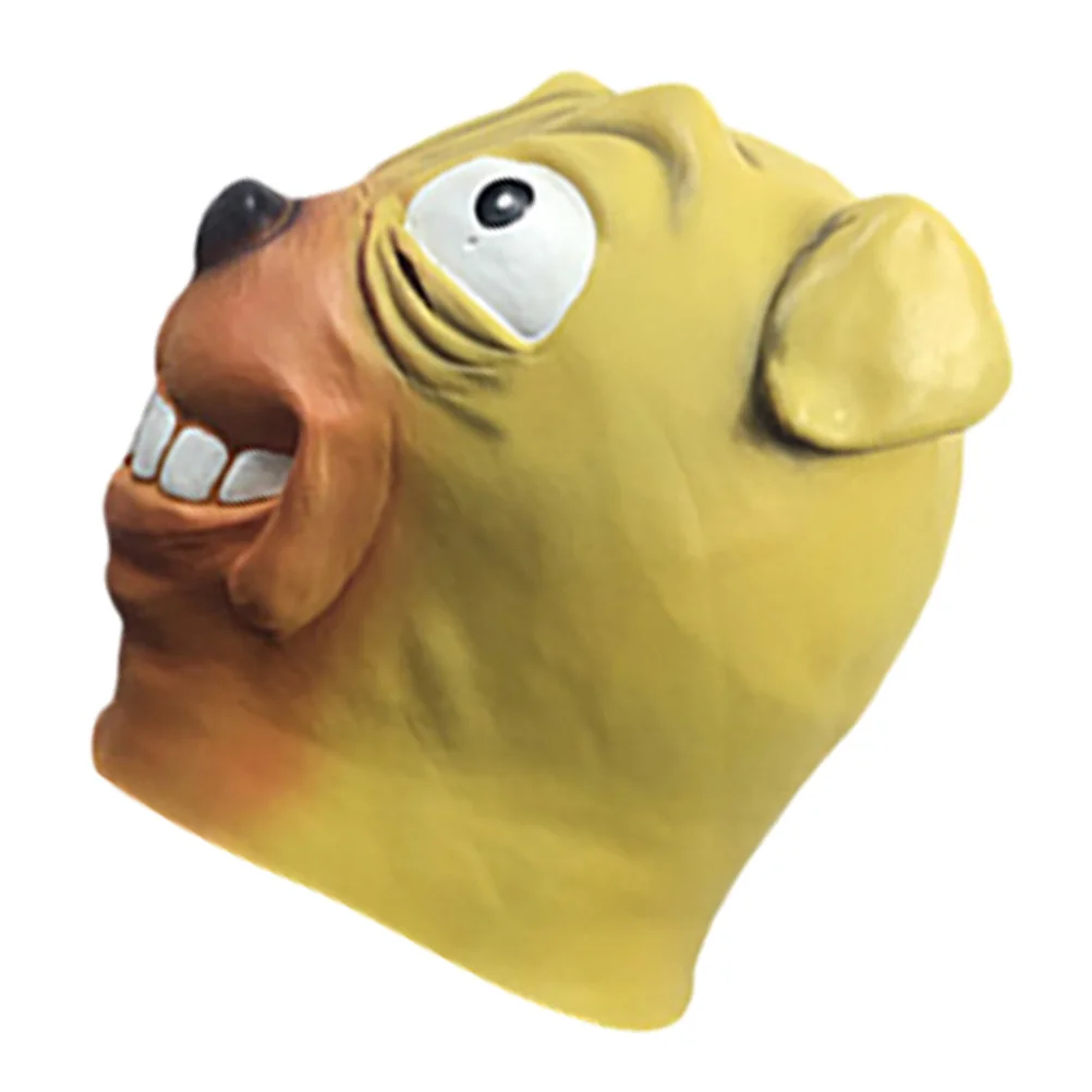 

Halloween Cosplay Mask Dancing Party Mask Decor Men Women Mask Latex Dog Head Mask