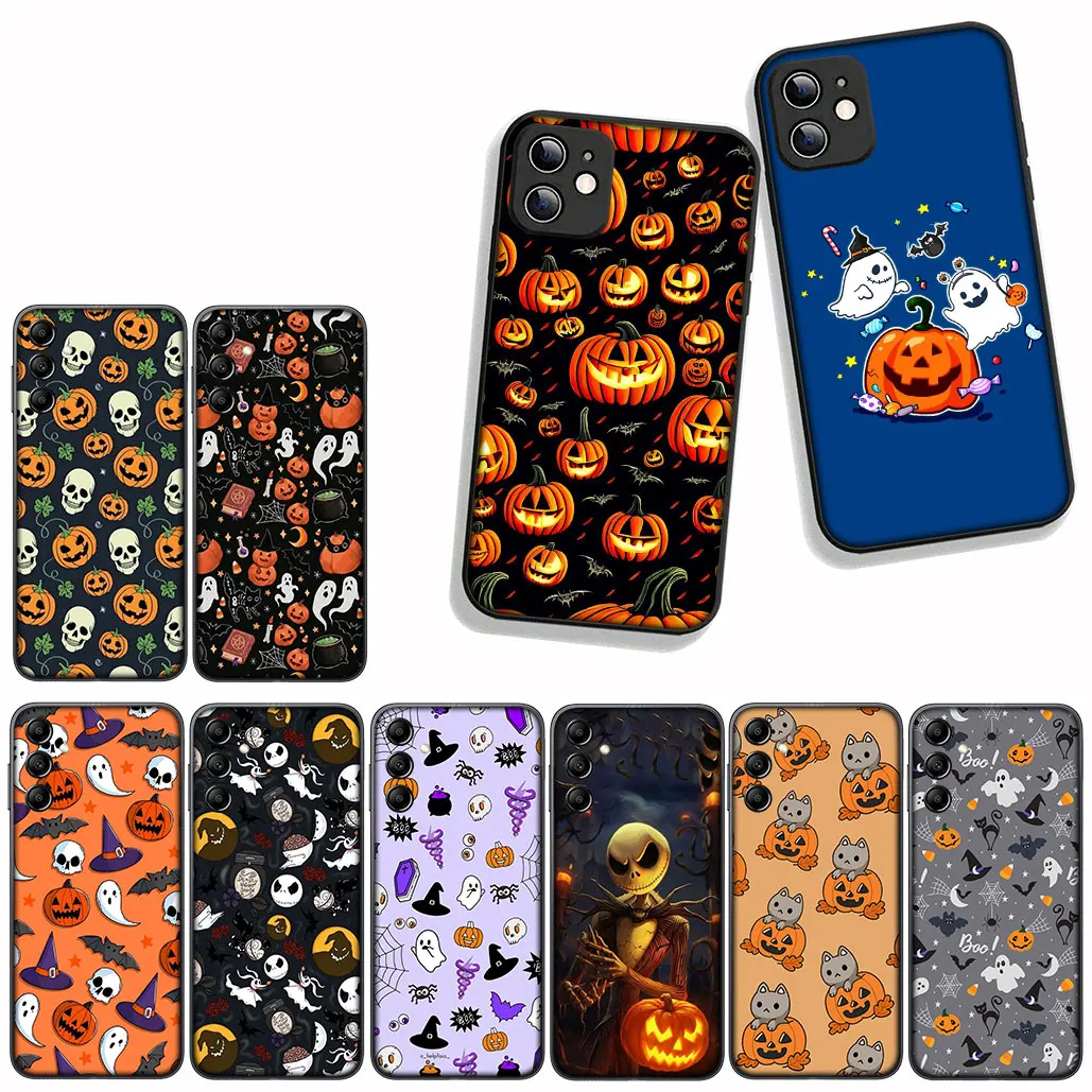 Spooky Little Ghost Halloween Pumpkin Phone Case