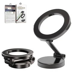 MagSafe Magnetic Car Phone Holder - Universal Mobile Device Mount (Black)