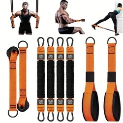 Enhanced Home Fitness Resistance Band for Targeted Muscle Sculpting (Orange)