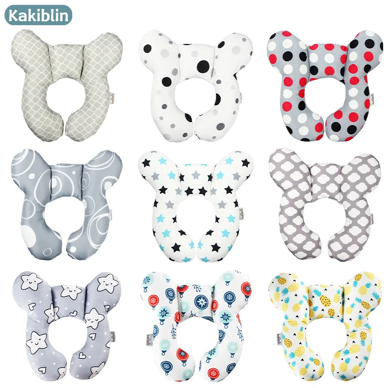 New Baby Pillow Memory Foam Newborn Soft Protective Head Pillows Baby Sleep Positioning Pad for Neck Protection of Newborn