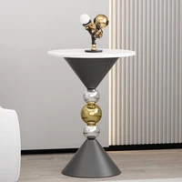 Table basse moderne, meubles de maison, Table d'appoint peu encombrante pour petit espace, meubles multifonctionnels pour salon et chambre à coucher 3