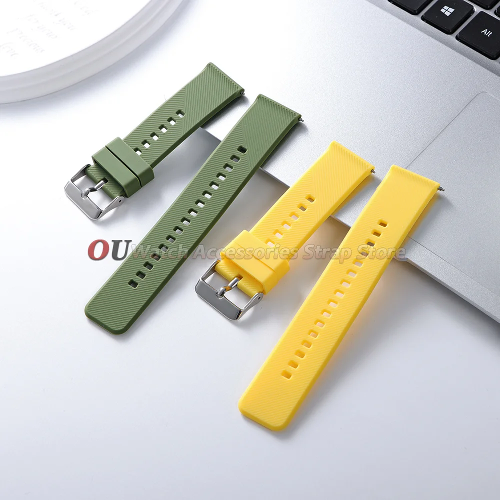 Silicone Waterproof Watchband - Sport Bracelet Rubber Wristband