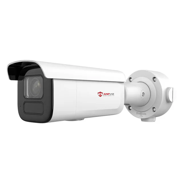 Anpviz 4MP 5X zoom Bullet POE IP License Plate Recognition Camera Human vehicle detection security camera supports 512GB SD card 2