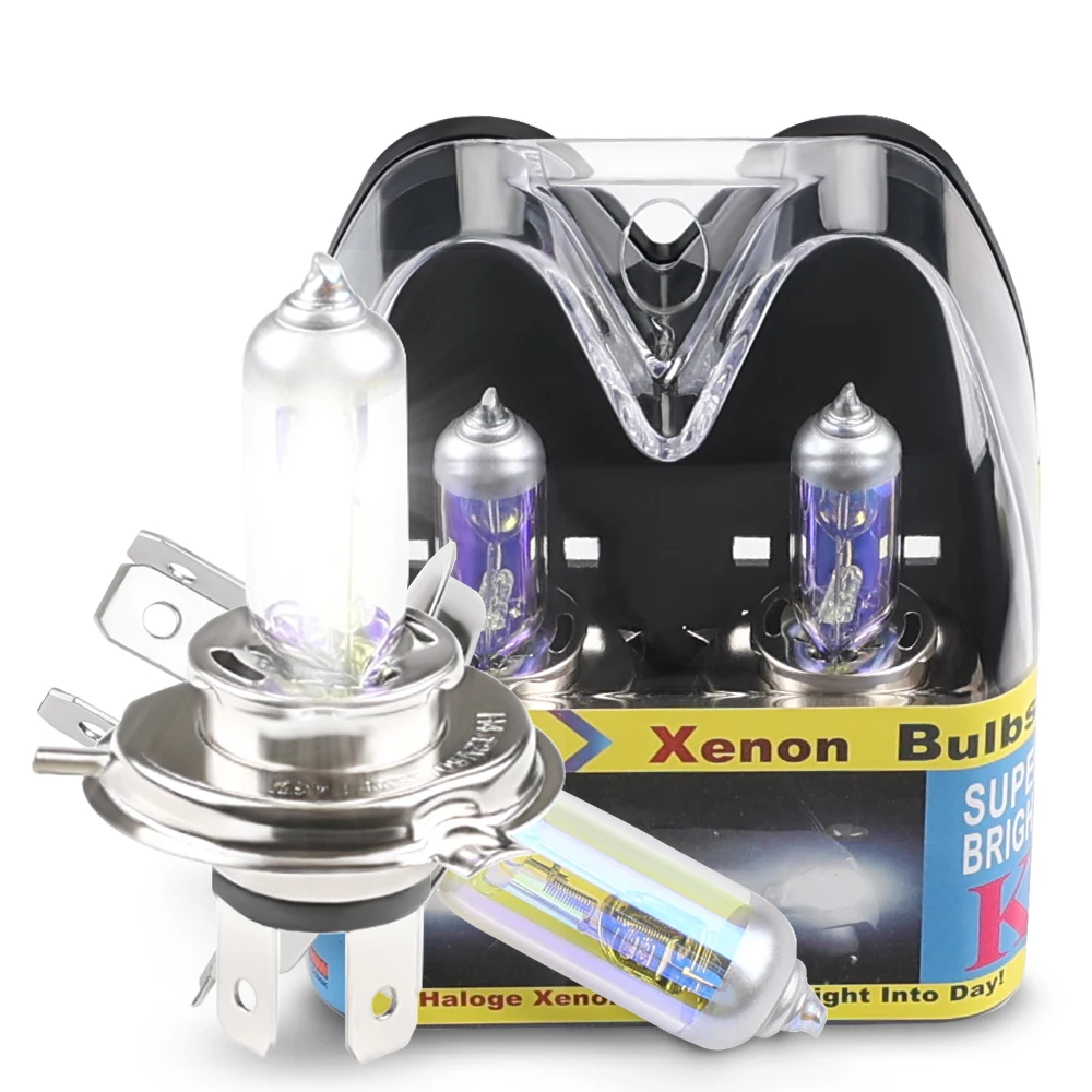 12V 60/55W H4 할로겐 전구 2300k P43T 황금 노란색 자동차 헤드 라이트 Led 높은 낮은 빔 안개 할로겐 조명 자동차 액세서리