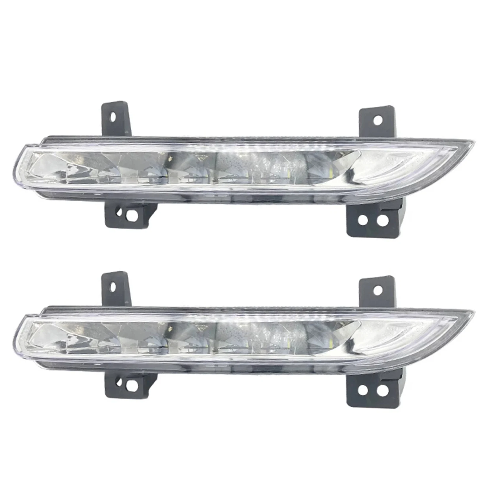 

2X Car Right Daytime Running Light LED Fog Lamps Driver for Renault Fluence Models 2014+ 266057976R