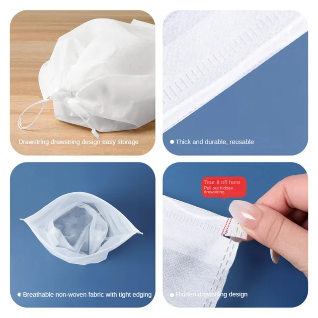 10Db Cipő Szárító Táska Utazás Nem Szőtt Húzózsinór Csizma Elleni Sárga Tároló Táskák Nedvességálló Porálló Diákzsák - Image 5