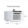 HHR-20 Mini Portable Mobile Cooling Air Conditioner USB Fast Charging Free Installation Remote Control Timing for Home Office Ou 2