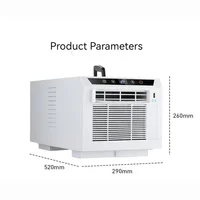 HHR-20 Mini Portable Mobile Cooling Air Conditioner USB Fast Charging Free Installation Remote Control Timing for Home Office Ou 2
