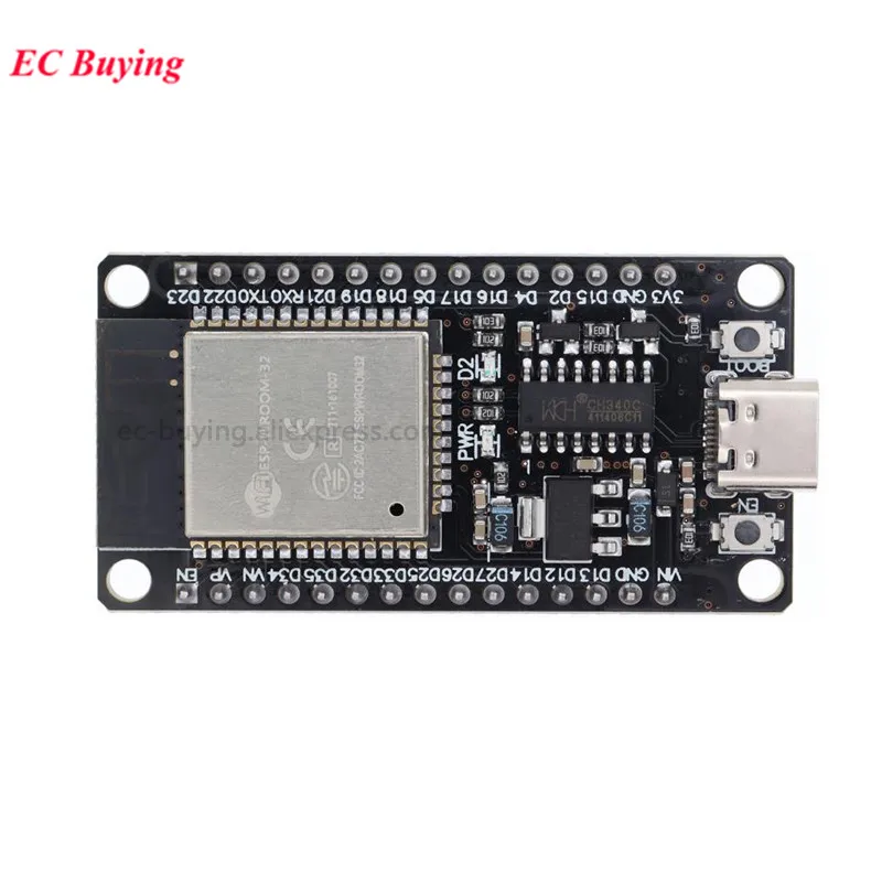 ESP32 WROOM-32 Entwicklungsboard TYPE-C Micro-USB CH340C/CP2102 CH9102 WiFi+Bluetooth Wireless-Modul Dual Core Ultra-Low Power – Detail 1