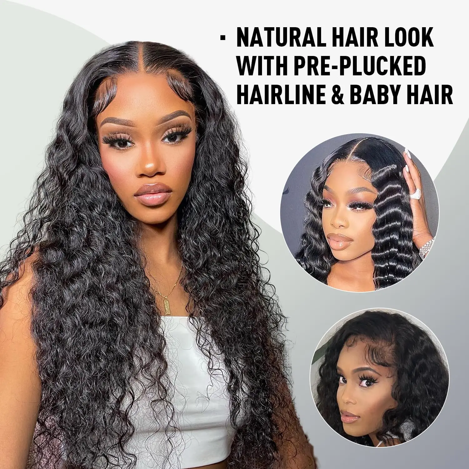 Рисунок 3 - Парики из человеческих волос с глубокой волной