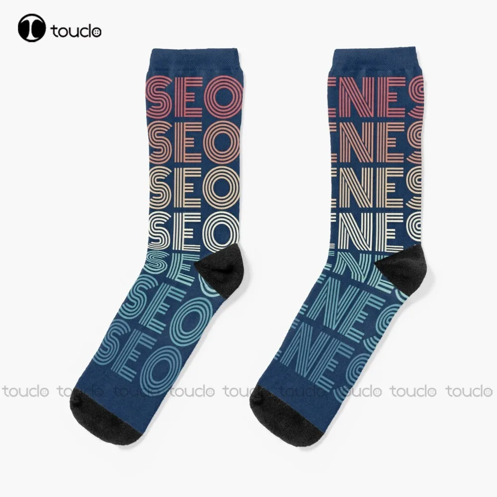 

Retro Geneseo New York Socks Womens Athletic Socks Unisex Adult Teen Youth Socks Christmas Gift Custom Hd High Quality Sock