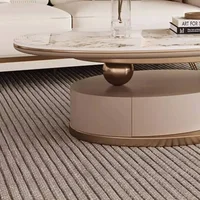 Table Basse Décorative Irrégulière Style Unique Blanc Nordique Table Basse Moderne Luxe Gain de Place Meuble Salon Mobilier de Salon 4