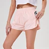 Women Running  Lightweight Athletic Shorts With Mesh Liner Zip Pocket Quick Dry Workout Sports Shorts Oneractive Yoga Pant Sport 4